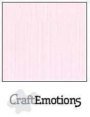 CraftEmotions linnenkarton babyroze 30,5x30,5cm