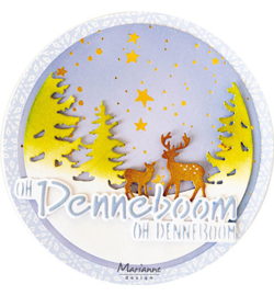 Marianne Design - Craftable - CR1675 - Silhouette - Winter scenery