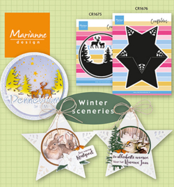 Marianne Design - Craftable - CR1675 - Silhouette - Winter scenery