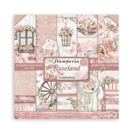 Stamperia Roseland 8x8 Inch Paper Pack (SBBS85)