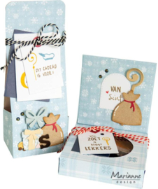Marianne Design - Craftable - CR1709 - Gift labels by Kaertjes & Co
