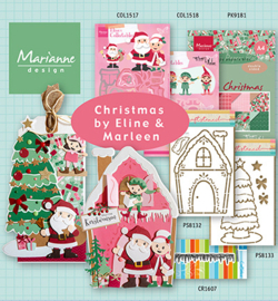Marianne Design  - PS8133 - Christmas tree by Marleen