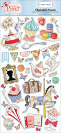Carta Bella Practically Perfect 6x13 Inch Chipboard Accents