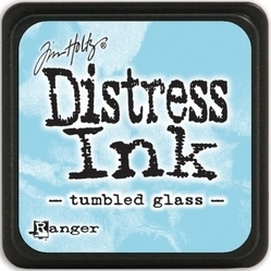 Tim Holtz distress mini ink tumbled glass