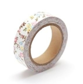 ScrapBerry's Cotton Tape With Floral Print 15 mm x 4 m (SCB490038)