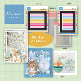 Marianne Design - LR0074 - Shaker pockets - 5 pcs A6