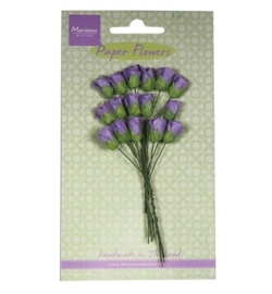 Marianne Design - Paper Flowers - Roses bud - dark lavender