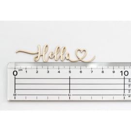 Memory Place Hello Embellishment Chipboard (3pcs) (MP-60555)