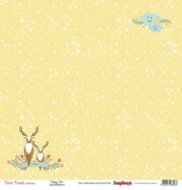 ScrapBerry's Paper Collection Set Forest Friends (12*12-190GSM), 13 Sheets (SCB220608600)