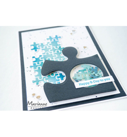 Marianne Design - Craftable - CR1624 - Art Texture Puzzle