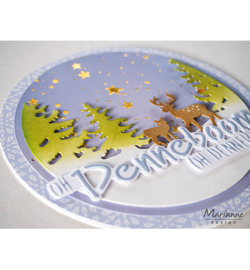 Marianne Design - Craftable - CR1675 - Silhouette - Winter scenery