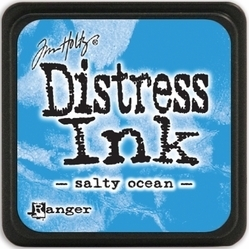 Tim Holtz distress mini ink salty ocean