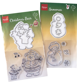 Marianne Design - PA4202 - Bear & snowman