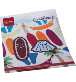 Marianne D Creatables LR0717 - Surfboard & Flippers