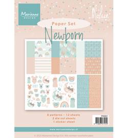 Marianne Design - Papier - PK9201 - New born by Marleen