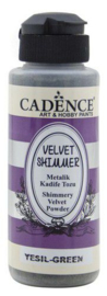 Cadence Velvet shimmer powder Groen 01 099 0004 0120 120 ml