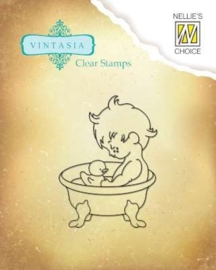 Nellies Choice Clearstempel - Vintasia Sweet Home VINS001