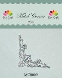 Dixi Craft Metal Corner 42x42 mm zilver - MC0009