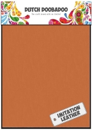 Dutch Doobadoo - Fabric Art A5 - Imitatie Leather Orange