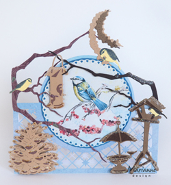 Marianne D Creatables LR0558 - Tiny's peanut garland and branch