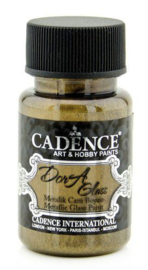 Cadence Dora Glas & Porselein verf Metallic Peridoot goud 01 013 3171 0050 50 ml