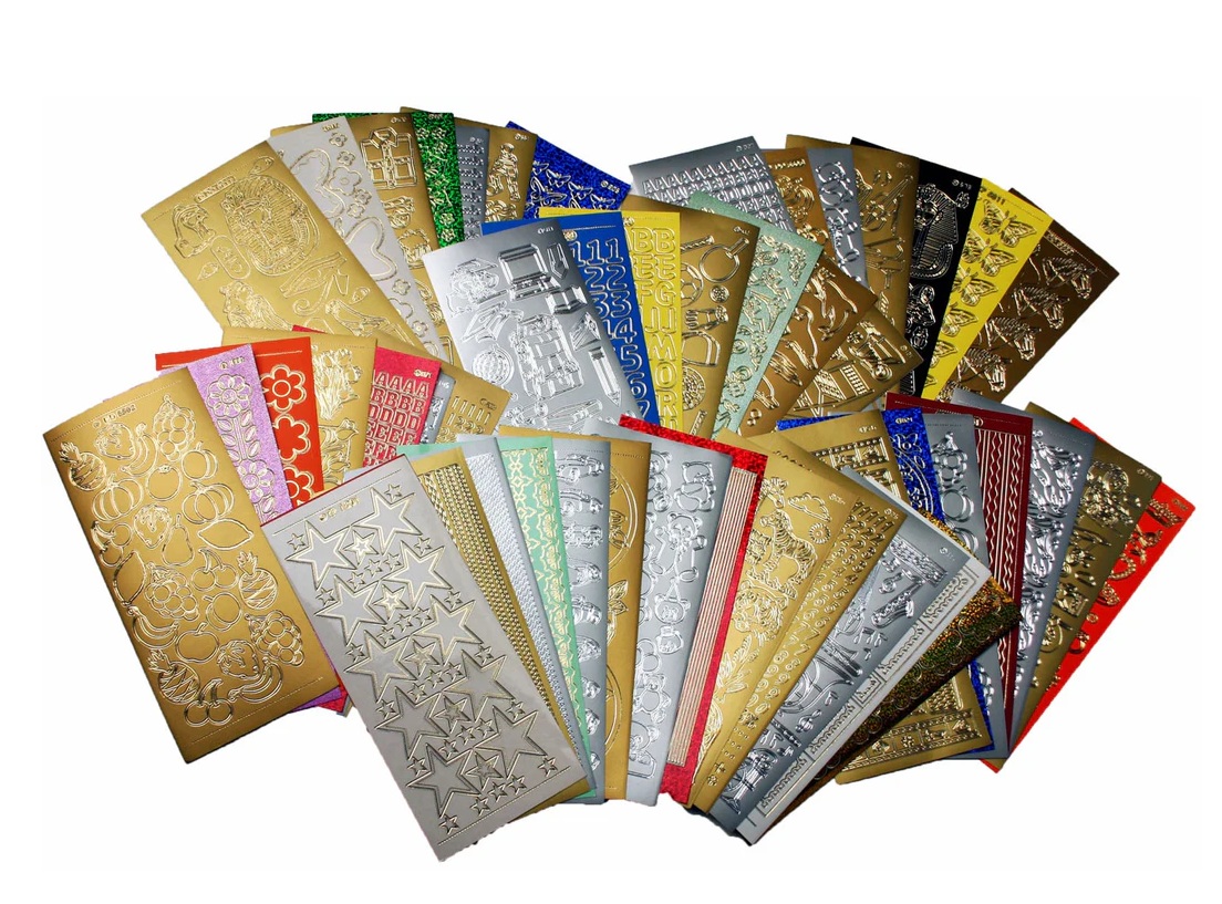 100 vellen peel-off stickers !!