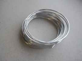 Aluminiumdraad zilverkleur 1,5 mm 6 MT