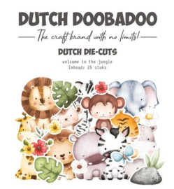 Dutch Doobadoo - 474.007.035 - Welcome to the jungle die-cuts 26st dieren