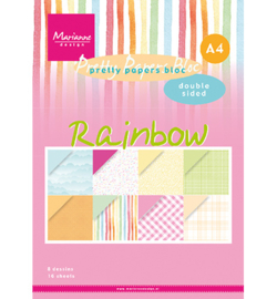 Marianne D - PK9175 - Papier blok Rainbow