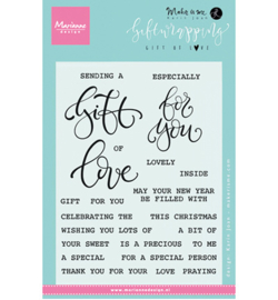 Marianne D Stempel - KJ1718 - Giftwrapping: Gift of love