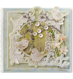 Marianne Design - Knipvel - EWK1291 - Spring Wishes - Swans