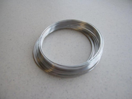 Aluminiumdraad zilverkleur 1,0 mm 8 MT