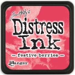 Tim Holtz distress mini ink festive berries