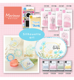 Marianne Design - CA3228 - Bakers Twine - yellow / white