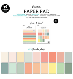 Studio Light  - Paper Pad Essentials A4 -SL-ES-PP68 - Sweet peach Essentials nr.68