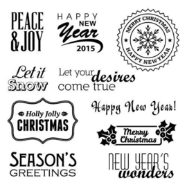 ScrapBerry's Set Of Clear Stamps 10,5x10,5 cm Phrases