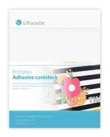Silhouette Printable Adhesive Cardstock