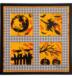 Marianne Design  - CS1111 - Colorfull silhouettes - Halloween