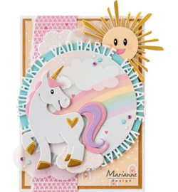 Marianne Design - Papier -  PK9188 - Over the rainbow by Marleen