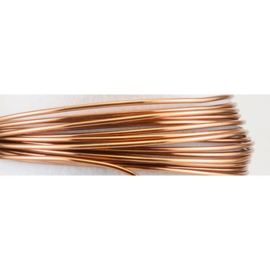 Aluminium wire 0,8mm 15m brown