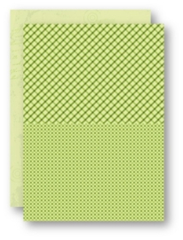 Nellie`s Choice - NEVA027 - Doublesided background sheets A4 - green squares