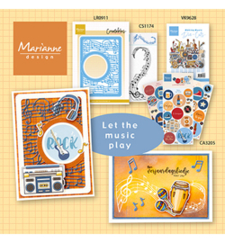 Marianne Design - CA3205 - Stickers, Hi Handsome! by Marleen