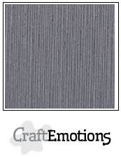 CraftEmotions linnenkarton graniet grijs 30,5x30,5cm