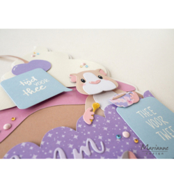 Marianne Design - CS1191 - Clear Stamp – Thee voor twee
