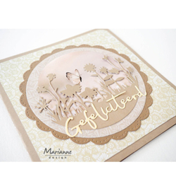 Marianne Design - Creatables - LR0905 - Gefeliciteerd