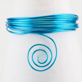 Aluminium wire 0,8mm 15m turquoise
