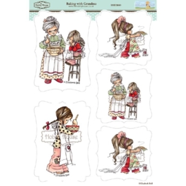 The Hobby House Wee Stamps - Baking with Grandma (HHEB003)