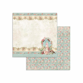 Stamperia Pink Christmas 8x8 Inch Paper Pack (SBBS16)