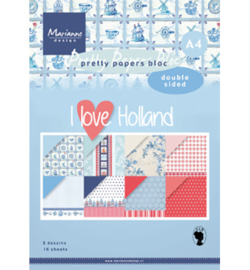 Marianne D Paper PK9168 - I love Holland A4