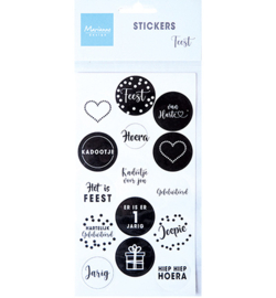 Marianne Design - Tekststickers - CA3167 - Sticker Feest